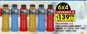 Coto Bebida Isotónica Varios Sabores Powerade oferta