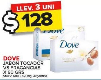 Carrefour Maxi Jabón de tocador dove x 90g oferta
