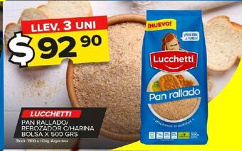 Carrefour Maxi Pan rallado lucchetti x 500g oferta