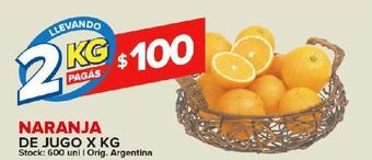 Carrefour Maxi Naranjas para jugo x 2kg oferta