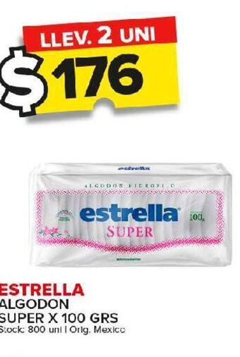 Carrefour Maxi Algodon estrella oferta