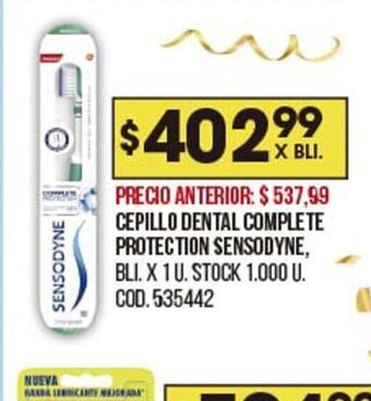 Coto Cepillo Dental Complete Protection Sensodyne oferta