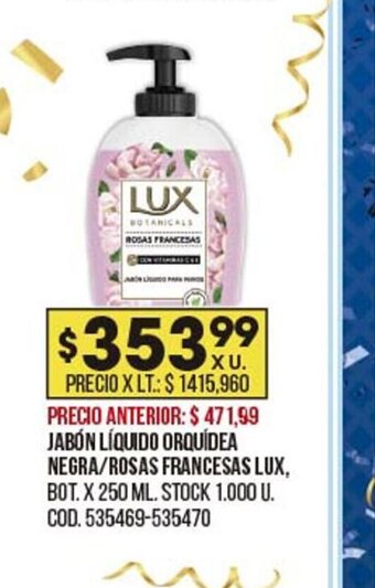 Coto Jabon Liquido Orquidea Negra Rosas Francesas Lux oferta