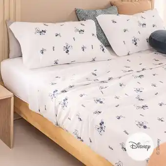Arredo Juego de sábanas extra queen size siesta mickey oferta