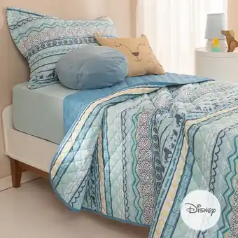 Arredo Cubrecama 1 plaza reversible patch el rey león oferta