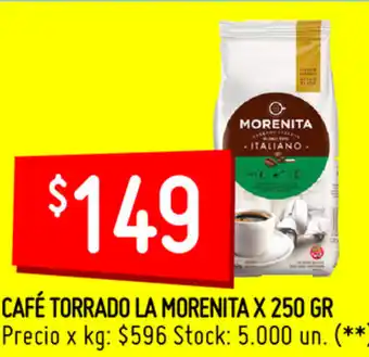 La Morenita Café Torrado x 250gr