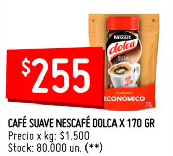Walmart Nescafé Dolca Café Suave x 170gr oferta