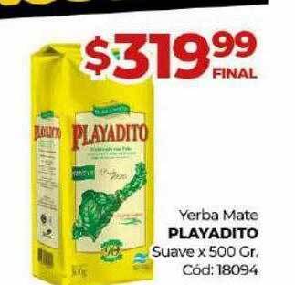 Diarco Yerba mate playadito suave oferta