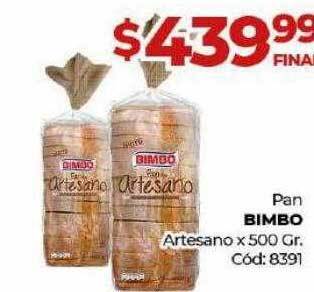 Diarco Pan bimbo artesano oferta