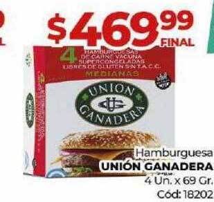 Diarco Hamburguesa unión ganadera oferta