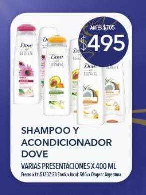 Disco Shampoo y acondicionador dove oferta