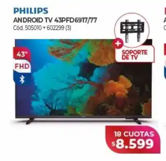 Naldo Lombardi Smart tv philips 43" oferta