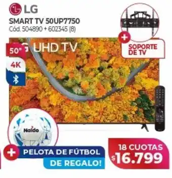 Naldo Lombardi Smart tv lg 50" oferta