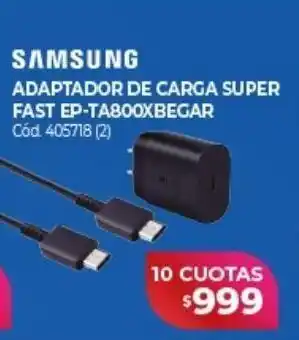 Naldo Lombardi Adaptador de carga samsung oferta