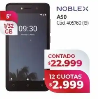 Naldo Lombardi Celular noblex a50 oferta