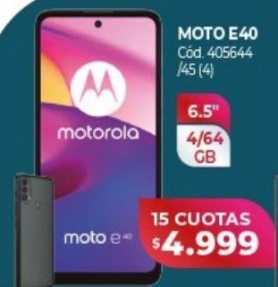 Naldo Lombardi Celular motorola e40 oferta