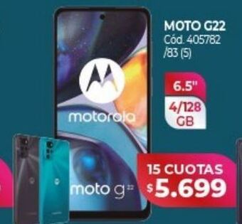 Naldo Lombardi Celular motorola g22 oferta