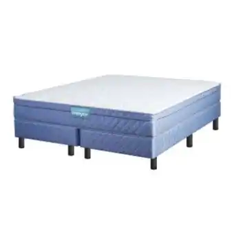 Sommier Center Sommier y colchón resorte pocket meyer devas 2 plazas y media (160x200) oferta
