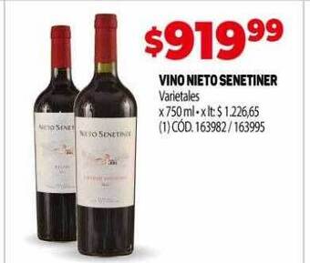 Makro Vino nieto senetiner oferta
