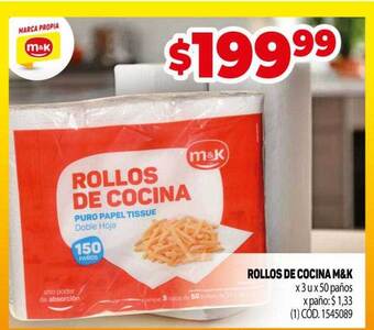 Makro Rollos de cocina m&k oferta