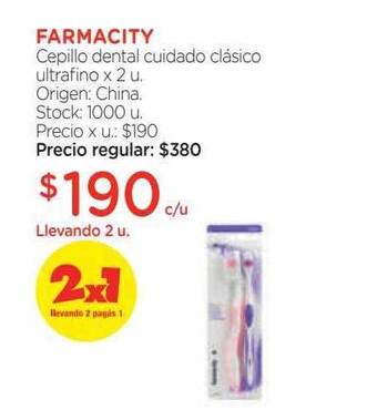 Farmacity Farmacity cepillo dental cuidado clásico ultrafino oferta