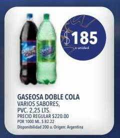 Supermercados Vea Gaseosa doble cola oferta