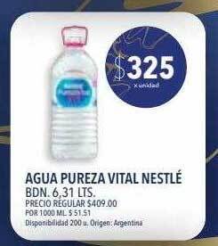 Supermercados Vea Agua pureza vital nestlé oferta