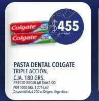 Supermercados Vea Pasta dental colgate oferta