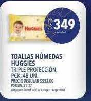 Supermercados Vea Toallas húmedas huggies oferta