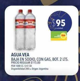 Supermercados Vea Agua vea oferta