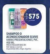 Supermercados Vea Shampoo o acondicionador elvive oferta