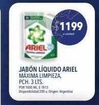 Supermercados Vea Jabón líquido ariel oferta
