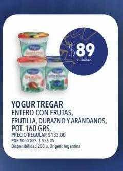 Supermercados Vea Yogur tregar oferta