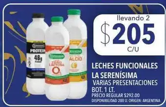 Supermercados Vea Leches funcionales la serenísima oferta