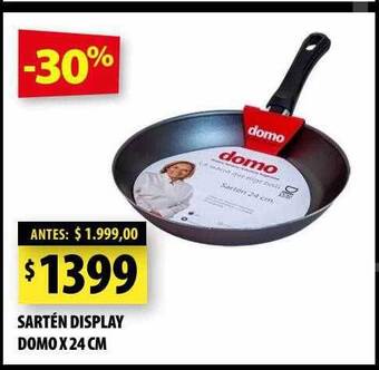 Sartén display domo x 24 cm