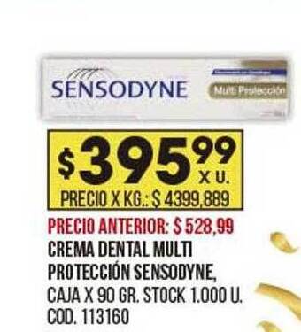 Coto Crema dental multi protección sensodyne oferta