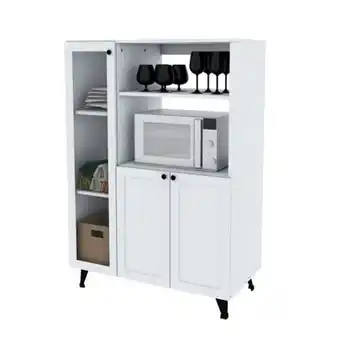 Easy Vajillero boho 2p 1est 90x46x130 blanco oferta