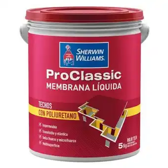 Easy Membrana líquida proclassic teja sherwin williams 5kg oferta
