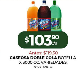 Super MAMI Doble Cola Gaseosa x 3000cc oferta