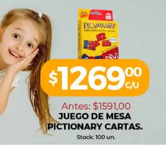 Super MAMI Pictionary Cartas Juego de Mesa oferta