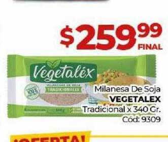 Diarco Milanesa de soja vegetalex tradicional oferta