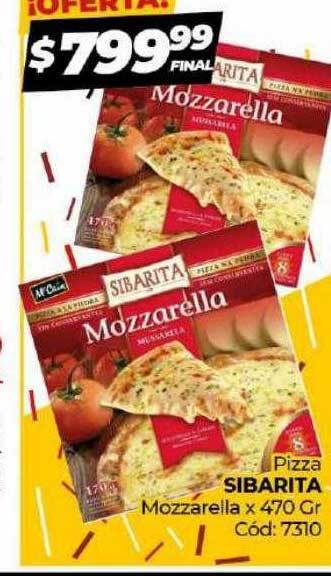 Diarco Pizza sibarita mozzarella x 470 gr oferta