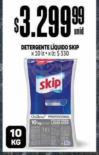 Makro Detergente liquido skip oferta