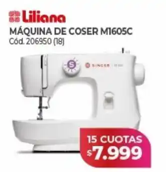 Naldo Lombardi Máquina de coser liliana oferta