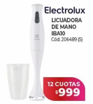 Naldo Lombardi Licuadora de mano electrolux oferta