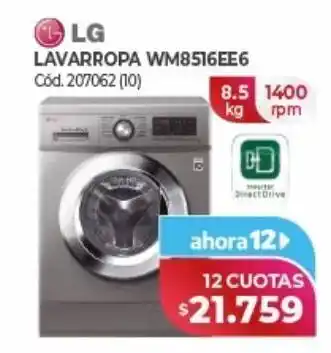 Naldo Lombardi Lavarropas lg 8.5kg oferta