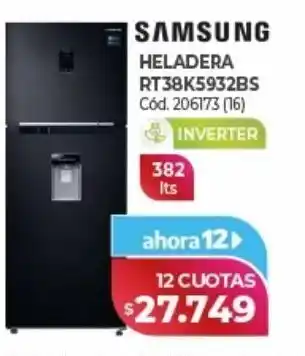 Naldo Lombardi Heladeras samsung 382l oferta