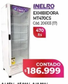 Naldo Lombardi Exhibidora inelro 470l oferta