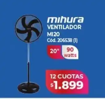 Naldo Lombardi Ventilador mihura 20" oferta