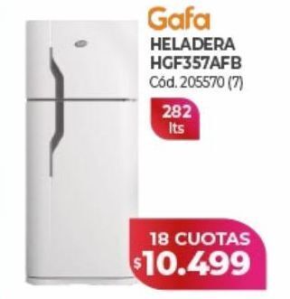Naldo Lombardi Heladera gafa 282l oferta